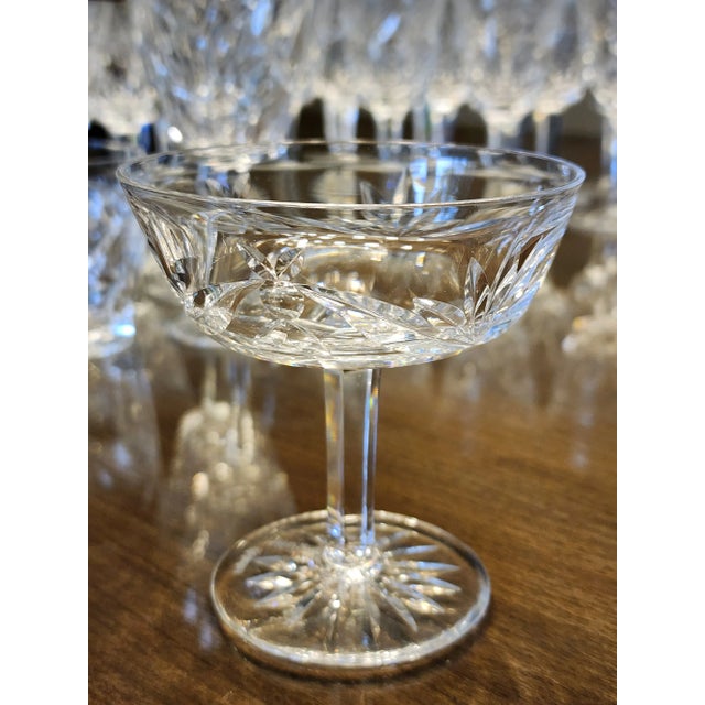 Waterford Ashling Cut by Waterford Crystal Stemware Collection Service for 12 - 48 Pieces For Sale - Image 4 of 12
