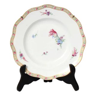 Painted Meissen Porcelain Decorative Plate For Sale