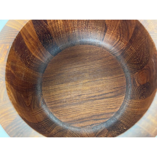 Brown Teak Salad Bowl by Jens Quistgaard for Dansk For Sale - Image 8 of 9