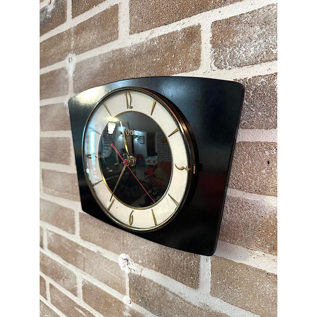 Vintage French Odo Electronic Wall Clock, 1970s For Sale - Image 4 of 6
