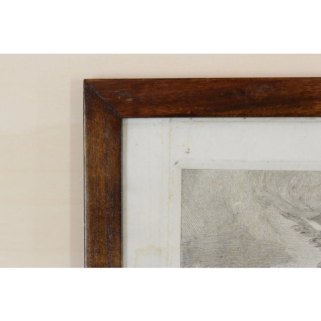 Wood Antique Religious Print, France For Sale - Image 7 of 8