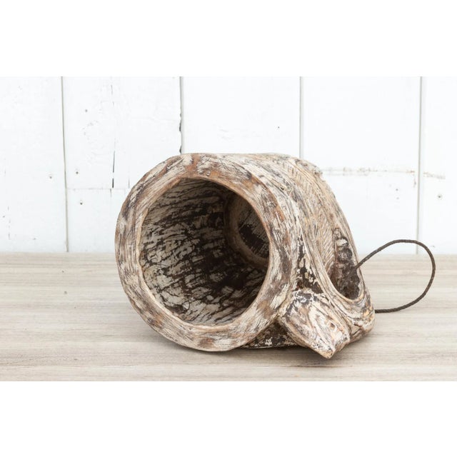 19th Century Hand-Carved Naga Milk Pot-Moyon For Sale - Image 5 of 8