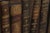 Maitland Smith Leather Wrapped Book Spline Console Cabinet For Sale - Image 10 of 18