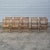 This is an assembled set of 10 vintage wooden folding chairs with slatted seats. Stamped Made in Romania or Made in...