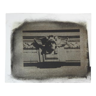 Late 20th Century Eric Weller Architecture Detail Winged Mercury Photograph For Sale