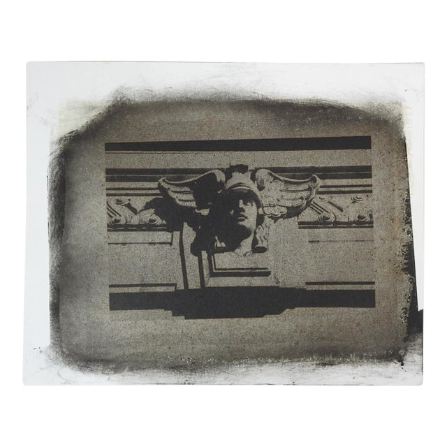 Late 20th Century Eric Weller Architecture Detail Winged Mercury Photograph For Sale