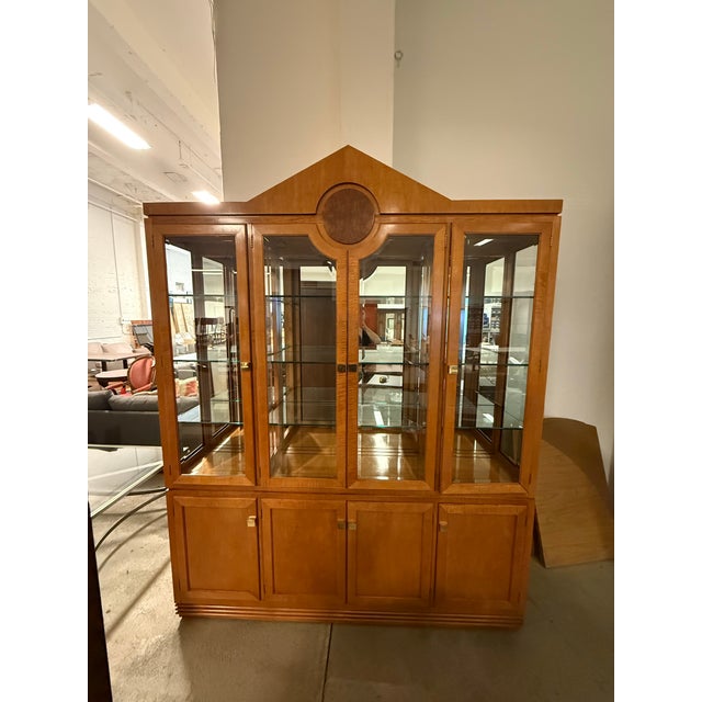 Design Plus Gallery presents a Genesis Collection Biedermeier Style China Cabinet from Hickory White. The cabinet...