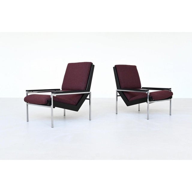 Mid-Century Modern Lotus Lounge Chairs attributed to Rob Parry for Gelderland, Netherlands, 1960s, Set of 2 For Sale - Image 3 of 18