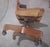 Rustic Mid Century Cane Back Swivel Office Desk Chair For Sale - Image 3 of 3