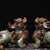 A striking pair of Chinese Cloisonné enamel Pixiu figures. These mythical creatures, traditionally believed to attract...