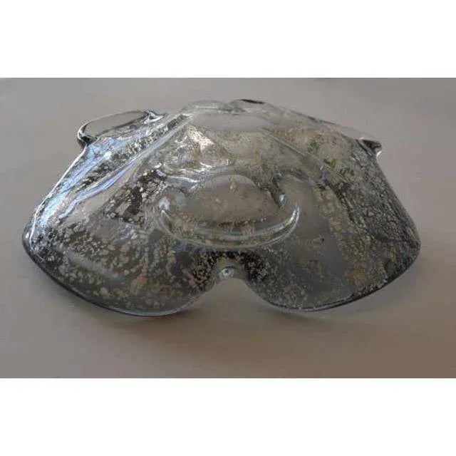 C.1960s Italian Hand-Blown Murano by Archimede Seguso Smoke With Gold Leaf Inclusions For Sale - Image 9 of 10