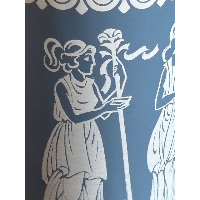 Mid-20th Century Wedgewood Blue Grecian Tumblers — Set of 4 For Sale - Image 4 of 11