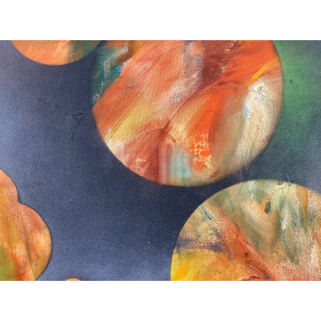 Layers of acrylic, oil, and spray paint, on canvas. Signed. Primary market, direct from artists studio. Pristine Condition...