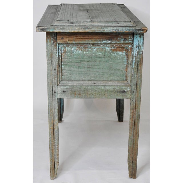 20th Century Rustic Lift Top Storage Chest For Sale - Image 4 of 11