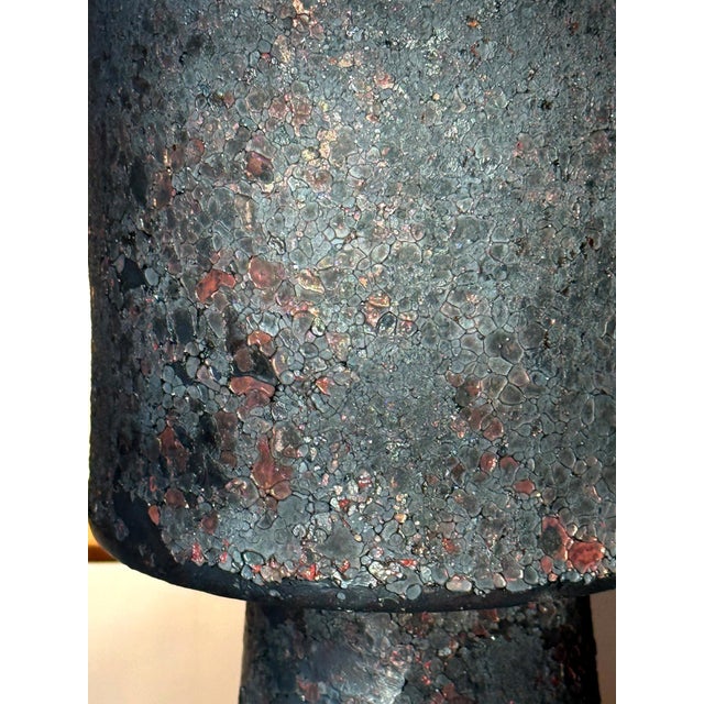 Ceramic Vase with Unique Glaze by Otto Natzler For Sale - Image 13 of 13