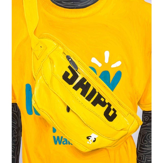 Contemporary Otis Kwame Kye Quaicoe "Yellow Fanny Pack", 2021 For Sale - Image 3 of 14