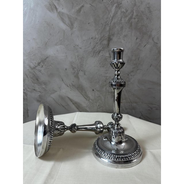Candlesticks, 1890s, Set of 2 For Sale - Image 10 of 12