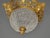 1970s Baroque Gold Bronze Crystal Chandelier Ceiling Lamp For Sale - Image 6 of 15