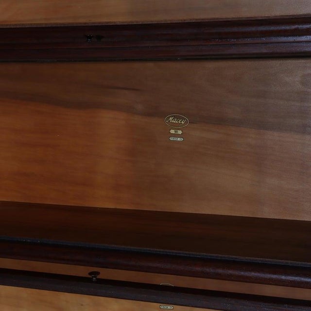 Arts & Crafts Oak 4-Stack Barrister Bookcase With Raised Panels C1910 For Sale - Image 6 of 7