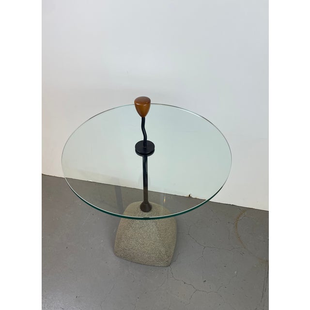 Postmodern Post-Modern Side Table in the Style of Ettore Sottsass, Italy, 1980s by Ettore Sottsass for Cappellini For Sale - Image 3 of 10