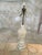 Vintage Alabaster Marble Lamp With 2 Light Bulb Sockets For Sale In New York - Image 6 of 13