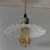 Antique White Opaline Glass “Frill” Pendant Light, 1930s For Sale - Image 4 of 7