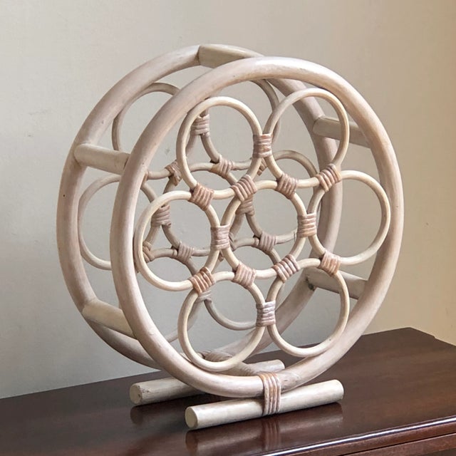 1970s Bentwood Bamboo Circular Wine Rack For Sale - Image 13 of 13