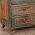 19th-Century Original Hand-Painted Pine Chest of Three Drawers For Sale - Image 11 of 14