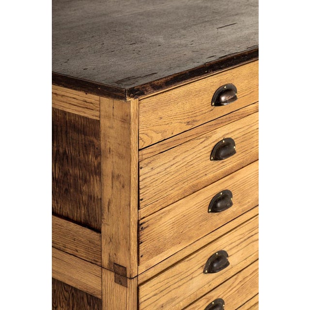 Large Plan Chest in Pine For Sale - Image 8 of 16