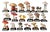 20th Century Educational Mushroom Models attributed to Deyrolle, France, 1960s, Set of 19 For Sale