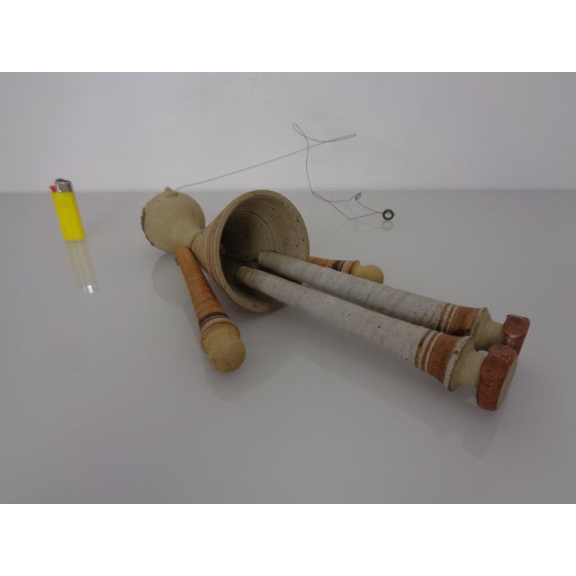 Ceramic Figurative Studio Ceramic Wind Chime by Karen Boel, Denmark, 1960s For Sale - Image 7 of 18