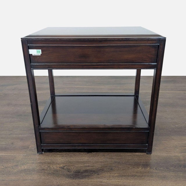 Restoration Hardware Two Drawer Nightstand For Sale - Image 10 of 14