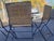 Vintage French Cafe Folding Dining Set Including 4 Chairs For Sale - Image 6 of 7