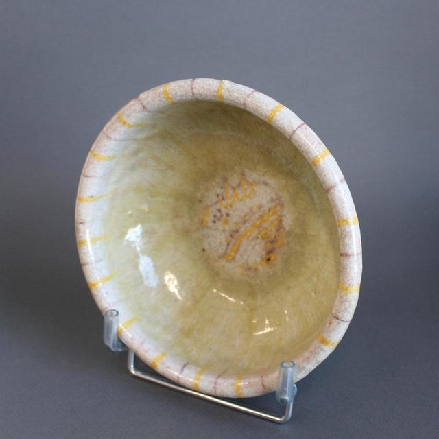 Vintage Italian Decorative Ceramic Bowl by Guido Gambone, 1950s, in None conditions. Designed 1950 to 1959