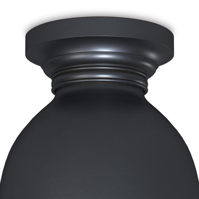 Our Pantry Flush Mount is a new take on a traditional silhouette. This flush mount has an antique style shade and multi-...