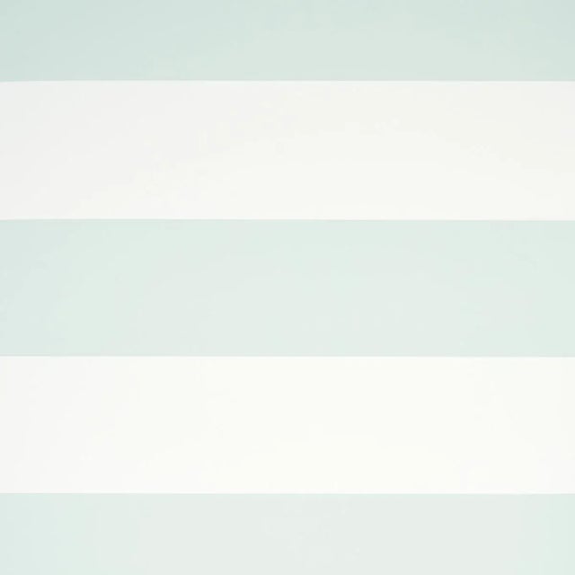 Sample - Schumacher Baxter Stripe Wallpaper in Mineral For Sale