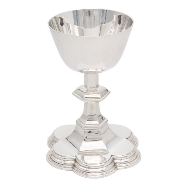 Edward VII Sterling Silver Chalice by John Faucherre, London, 1916 For Sale