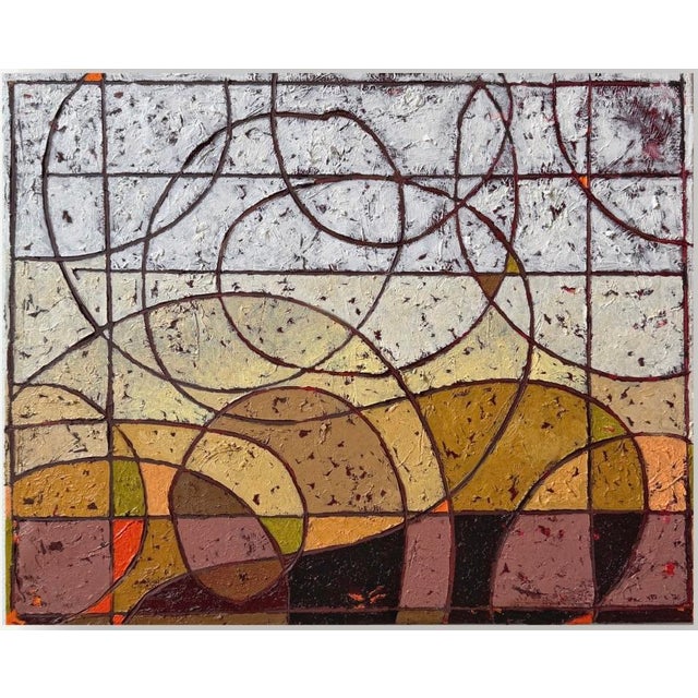 "Ruminating" Abstract Oil Painting For Sale - Image 4 of 4