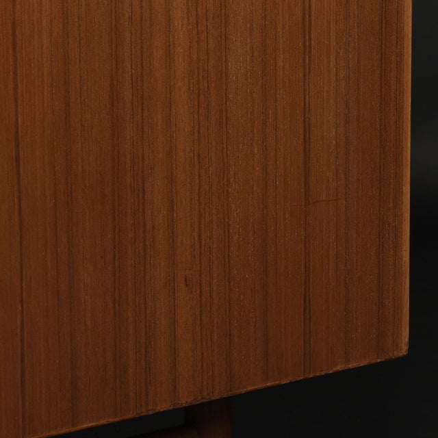 Arne Vodder for Sibast Danish Teak Tambour Door Stereo Cabinet For Sale - Image 16 of 18