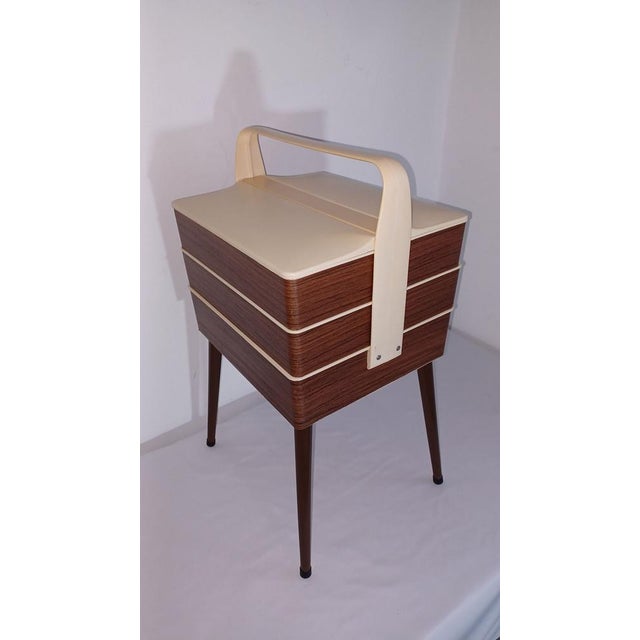 Mid-Century Sewing Box, 1960s For Sale - Image 16 of 18