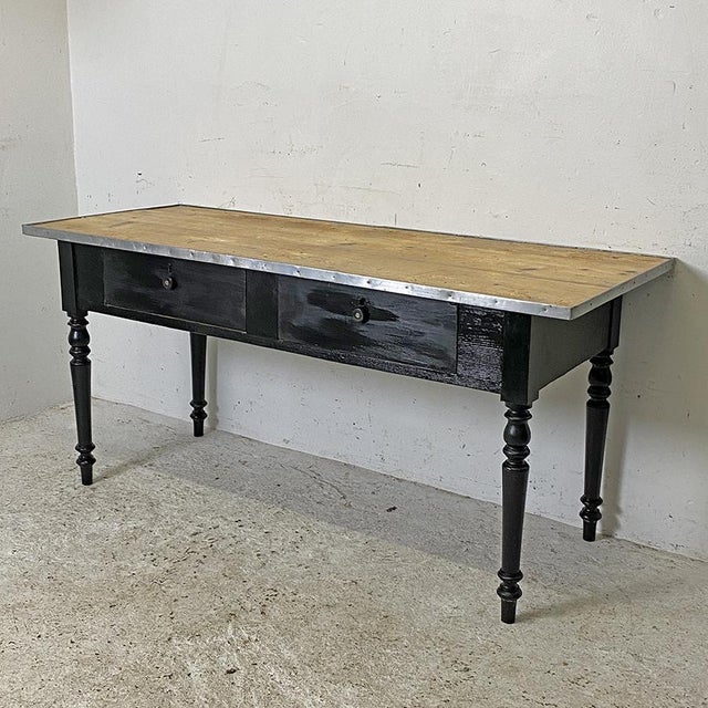 Rustic Console or Worktable, 1950s For Sale - Image 14 of 14