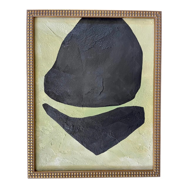 2023 "Macinare" Abstract Minimalist Painting on Canvas by Artist r.k. Red For Sale