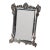 19th Century Portuguese .833 Silver Picture Frame With Beveled Mirror For Sale