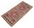 1960s 1960s Hand Knotted Turkish Rug Door Mat, Entryway Rug, Bath Mat, Kitchen Decor, Small Runner Rug,- 1′10″ × 3′10″ For Sale - Image 5 of 8
