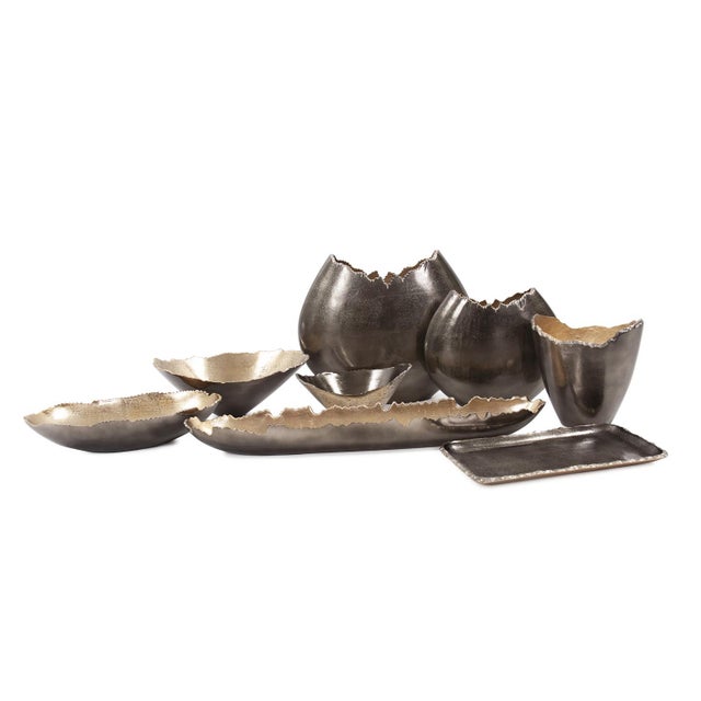 Baniff Jagged Edged Deep Bowl- Large For Sale - Image 11 of 11