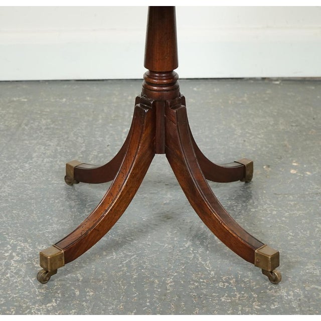 Revolving Military Campaign Regency Drum Side End Table from Bevan Funnell For Sale - Image 9 of 16