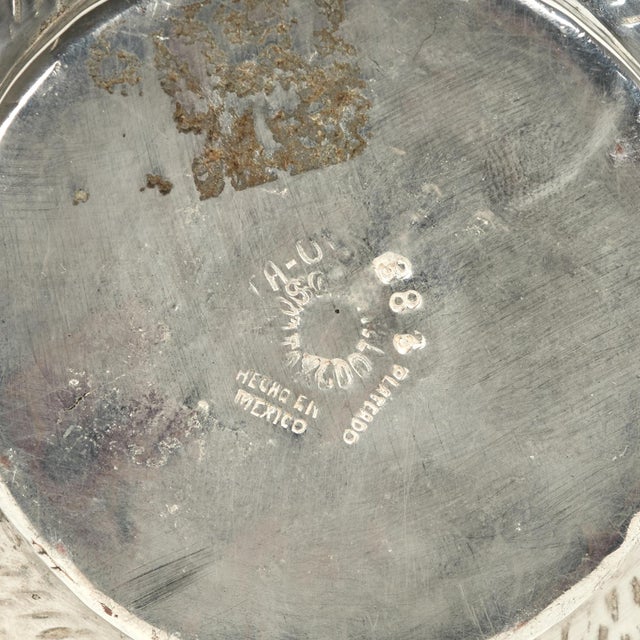 Mid Century Silver on Copper Pitcher With Parrot by Los Castillo For Sale - Image 11 of 11