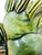 Grandmillennial 12” Mid-Century Japanese Shishi Foo Dogs in Vivid Sancai Glaze - Pair For Sale - Image 17 of 18