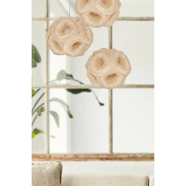 Contemporary Anemone Pendant Lamp by Mirei Monticelli For Sale - Image 3 of 7