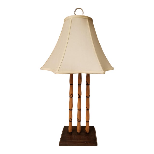 Palecek Vintage Faux Bamboo Table Lamp Chairish